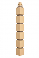 Наружный угол Кирпич Клинкерный, цвет Жёлтый, 460 x 50 x 21 мм